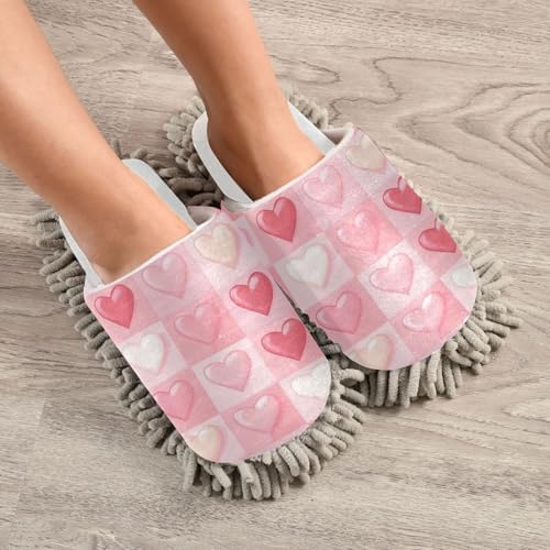 Adorable Valentines Heart Slippers