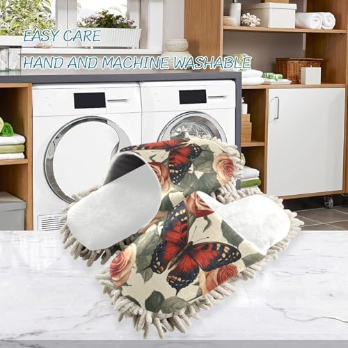 Burbuja Valentine Roses Butterfly Mop Slippers
