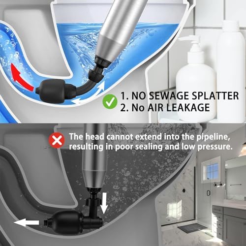 Powerful Electric Toilet Plunger for Sink Toilet Clogs