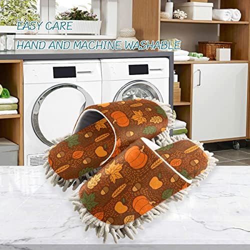 Quick Clean Mop Slippers Washable Durable Handling All Grime