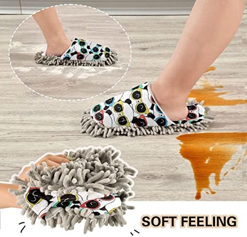Floor-Cleaning Mop Slippers for Daily Use