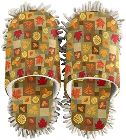 Xuanyuan Autumn Leaves Mop Slippers