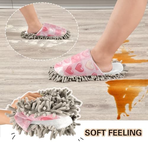 Adorable Valentines Heart Slippers