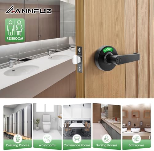 Privacy Lever Lock Door Stop with Indicators
