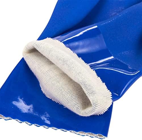 2 Pairs Latex-Free Cleaning Gloves for Kitchen Cleaning Blue