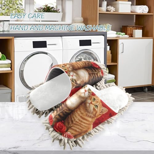 Burbuja Cats Roses Mop Slippers