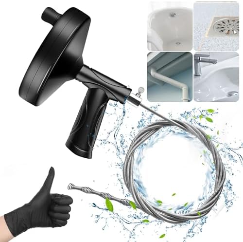 33 Ft Drain Snake Auger for Home Use