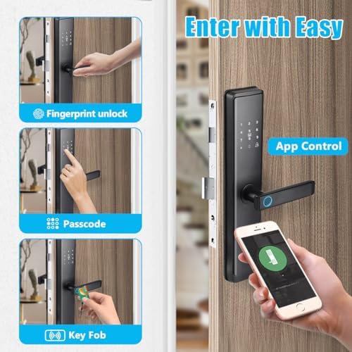 Wisuwore Keyless Entry Smart Lock with Handle