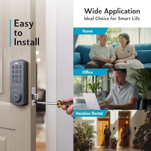 Smart Deadbolt Lock with PIN Keypad