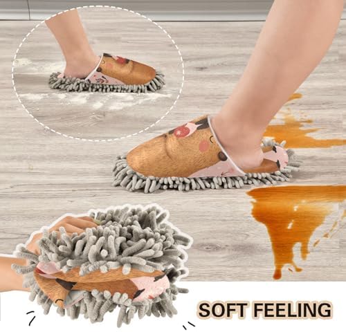 Welcome to the Effortless Cleaning World with FLildon Microfiber Mop Slippers