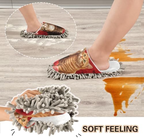Burbuja Cats Roses Mop Slippers