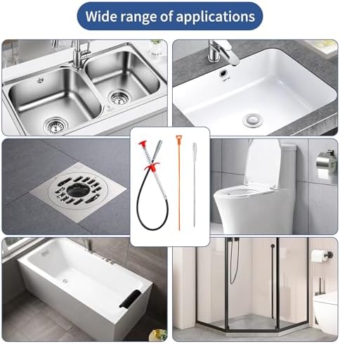 Efficient Drain_unclosion Kit for Kitchen Bathroom Tub Shower 10 Pac