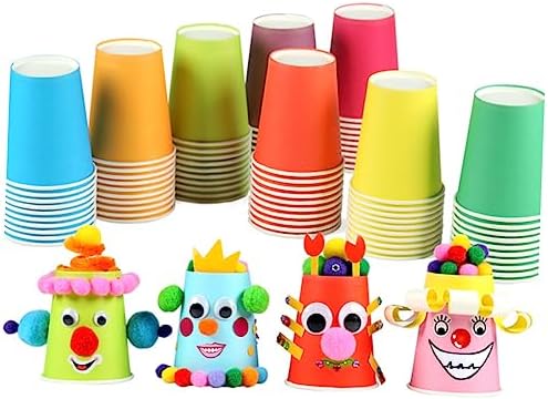 100PCS Toddler Paint Cups Creative Craft Materials for Kids