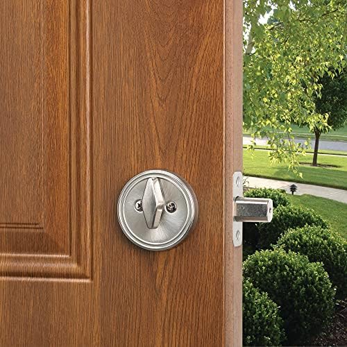 Design House SATIN Nickel 750836 Turn-Button Door Deadbolt